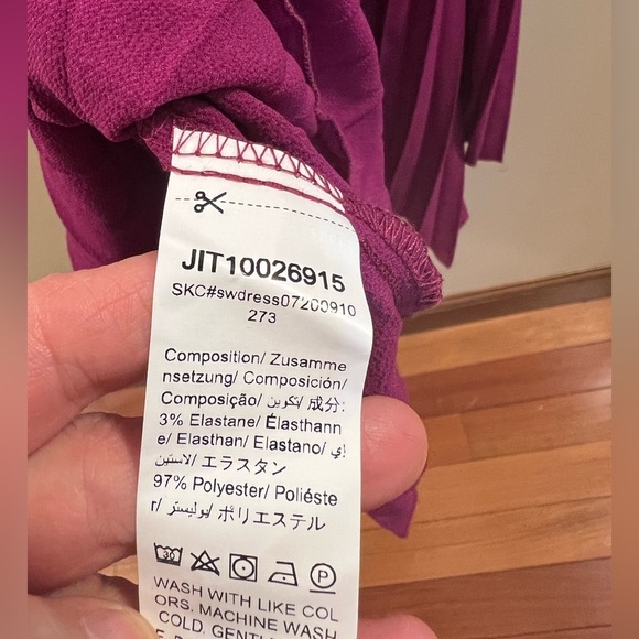 M. Boho Ruffle Trim One Shoulder Sleeveless Pleated Long Dress M. - Picture 15 of 16